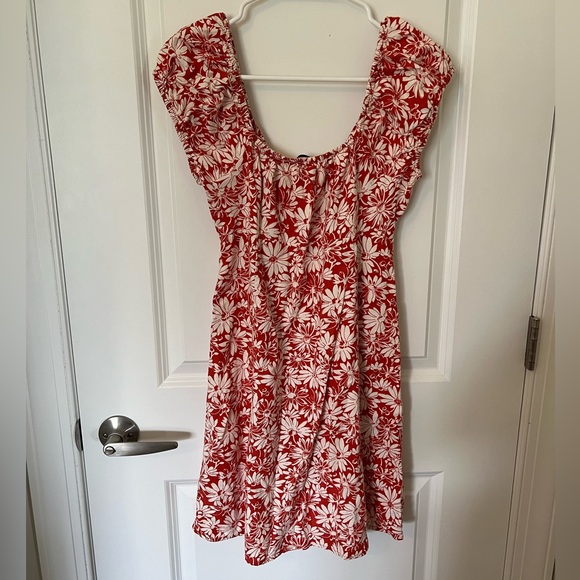 Linen Blend Madewell Mini Dress - Picture 4 of 7